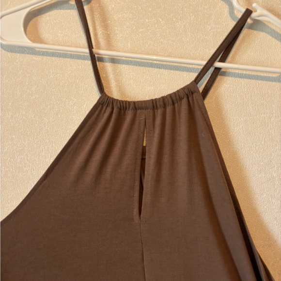 For Gand PL | Brown Halter Maxi Dress | Size XL - Picture 4 of 5